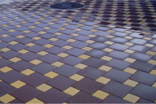 тротуарная плитка мозаикой