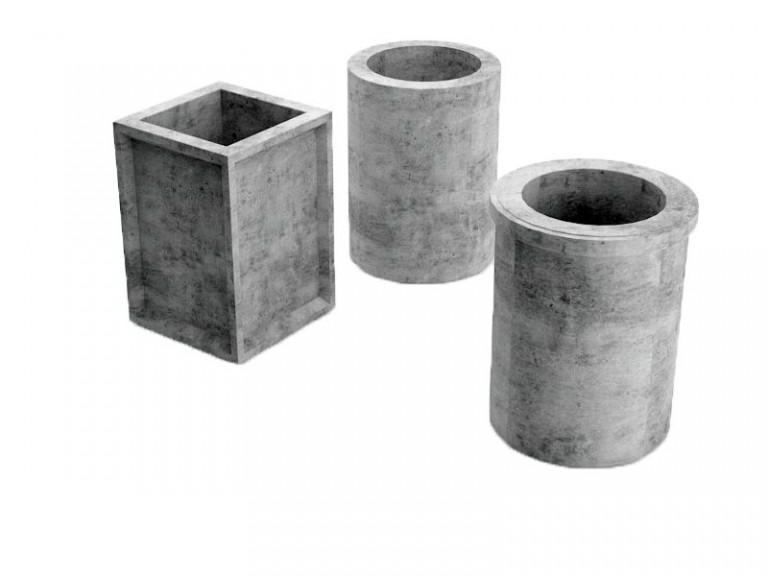 3 бетонные урны