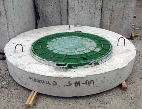 площадь люка чугунного канализационного